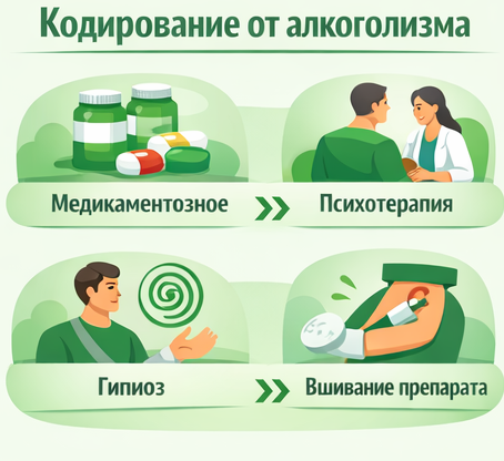 кодирование от алкоголизма в Зарайске Санати